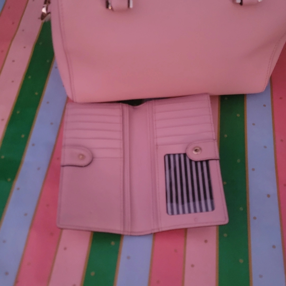 Kate Spade Light Pink Satchel and Wallet - Picture 3 of 7